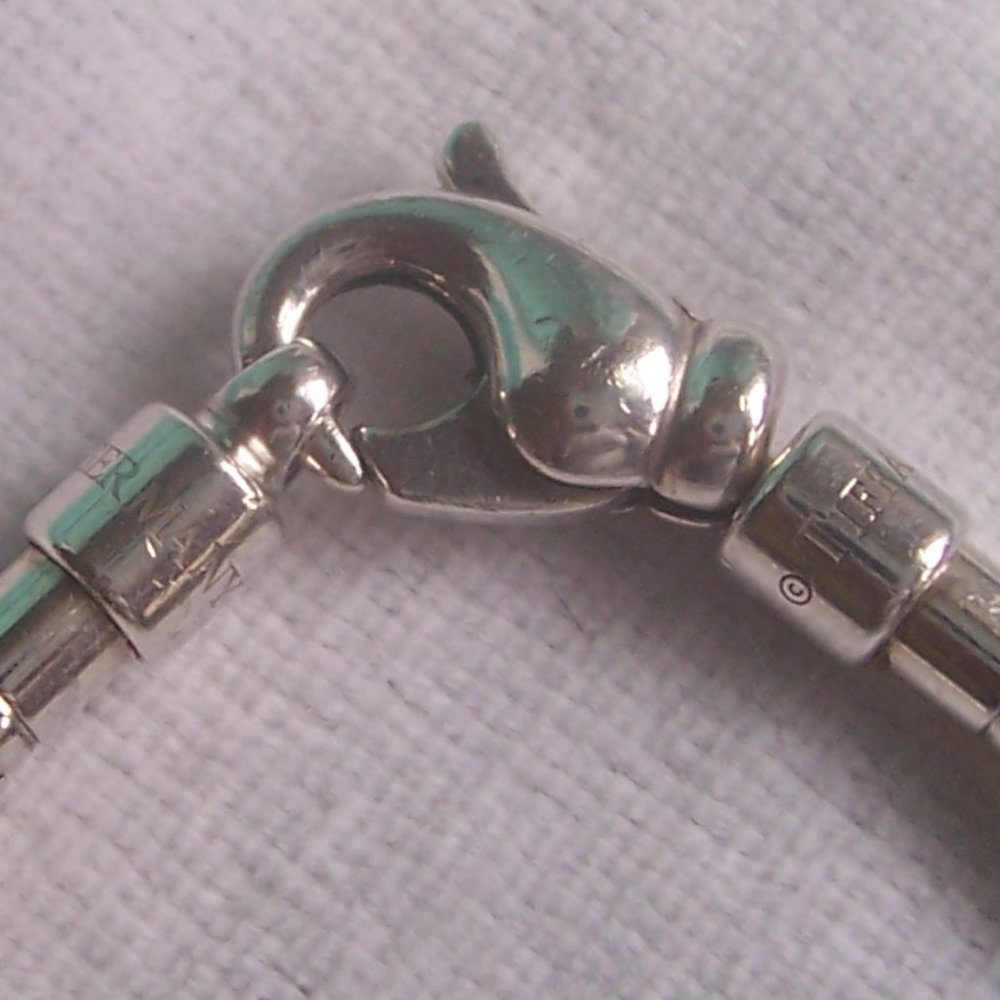 Tiffany & Co. Sterling Silver Etched Bracelet - Picture 5 of 8